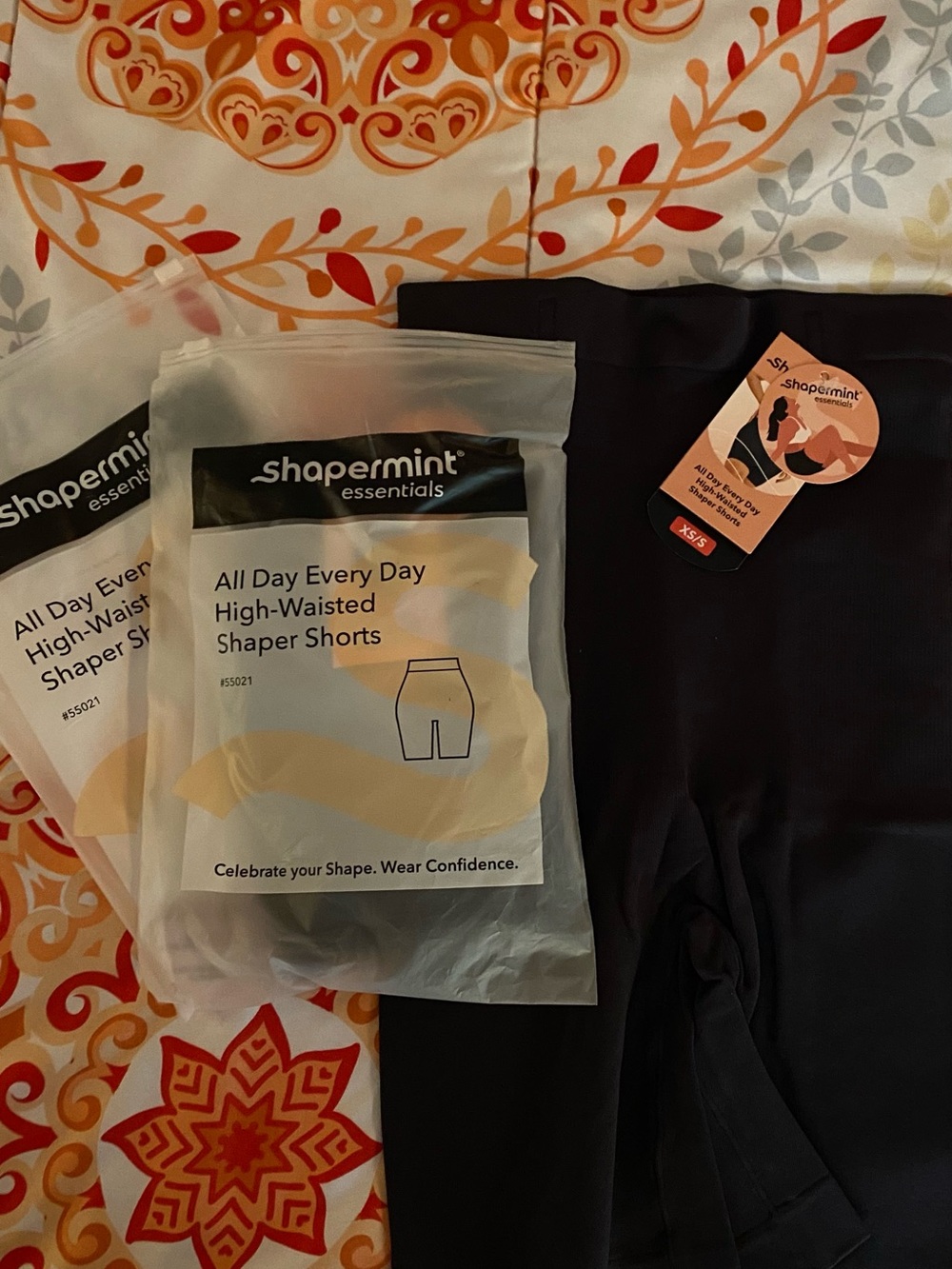 Shapermint 2 pairs of Black High-Waist Shaper Shorts - All Day Comfort